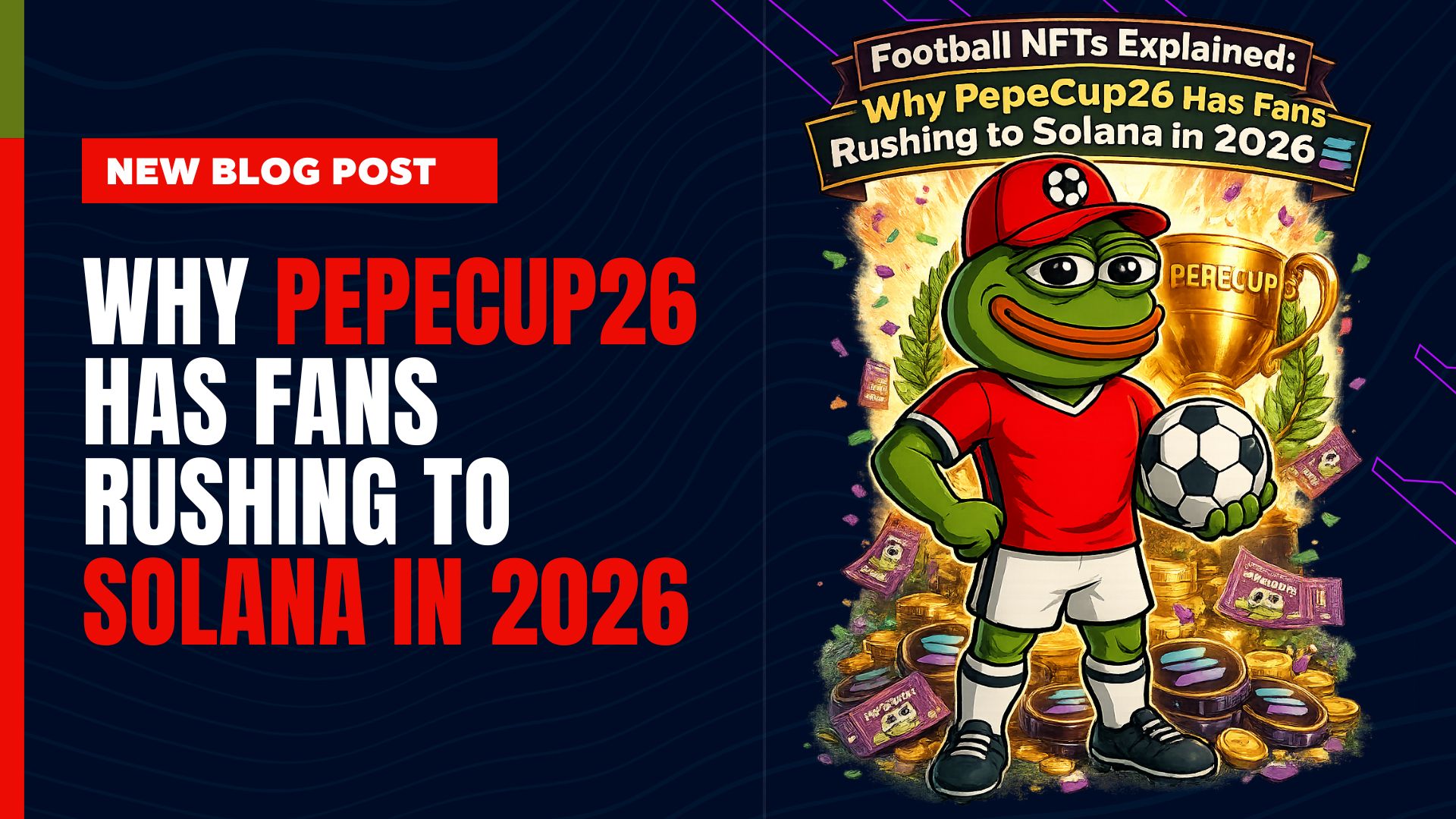 Football NFTs Explained: Why PepeCup26 Has Fans Rushing to Solana in 2026