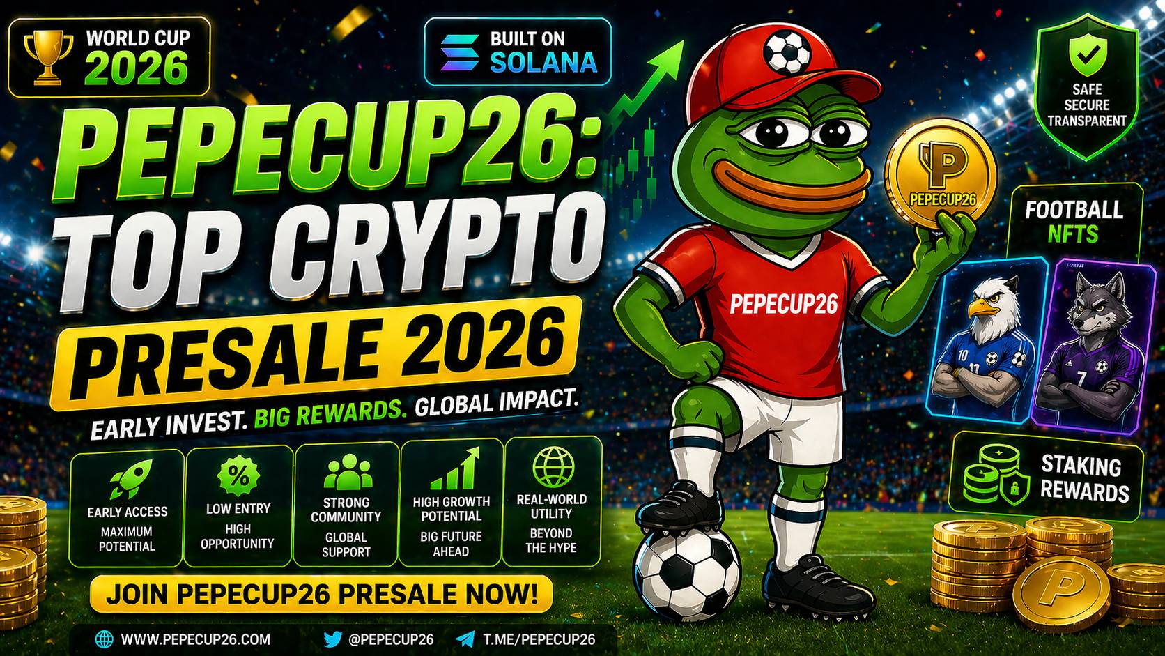 PepeCup26: Top Crypto Presale 2026