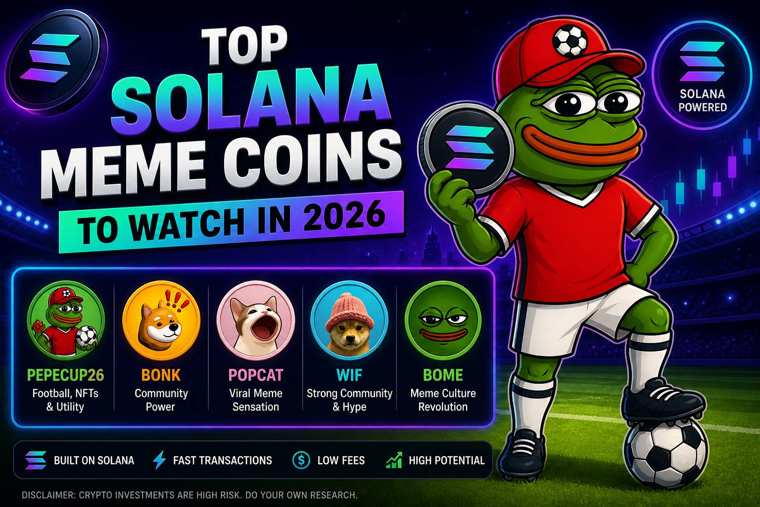 Top Solana Meme Coins to Watch in 2026